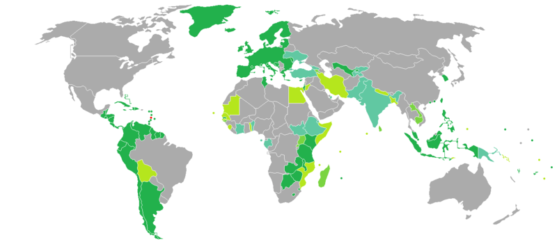 Saint Lucia visa-free countries