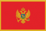 montenegro, flag, national flag